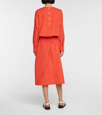 Midikleid aus Baumwollpopeline | Marni