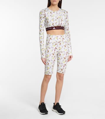 Future Playground floral crop top | Adidas by Stella McCartney