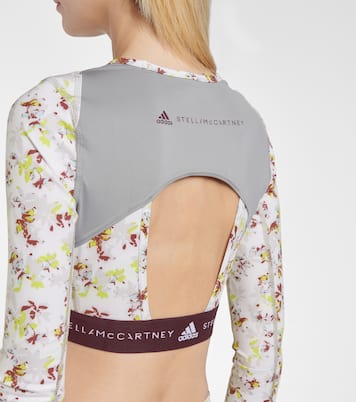Future Playground floral crop top | Adidas by Stella McCartney