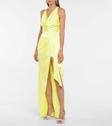 Maxirock aus Satin | David Koma