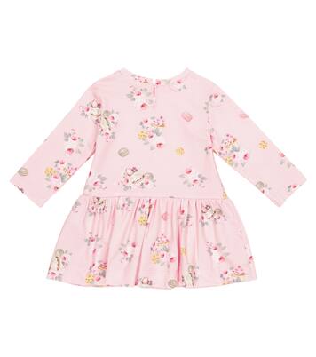 Baby floral jersey dress | Monnalisa