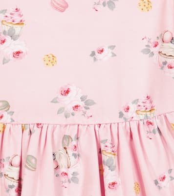 Baby floral jersey dress | Monnalisa