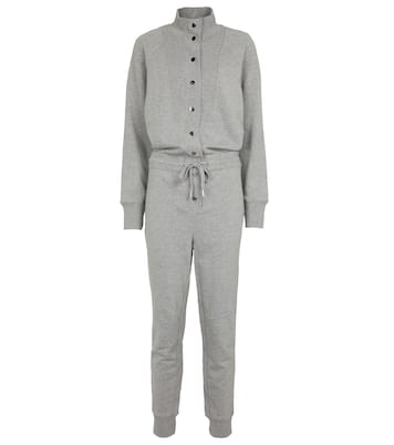 Finn buttoned cotton jumpsuit | Veronica Beard