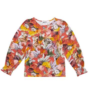 Raina printed cotton-blend top | Molo