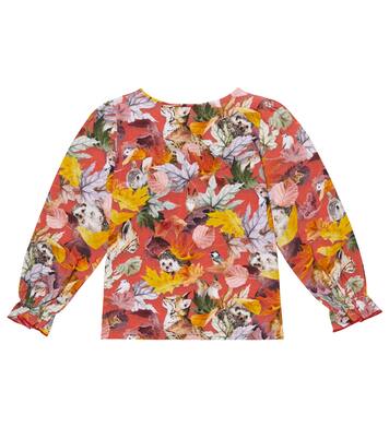 Raina printed cotton-blend top | Molo