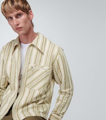 Atlantic striped cotton jacket | Wales Bonner