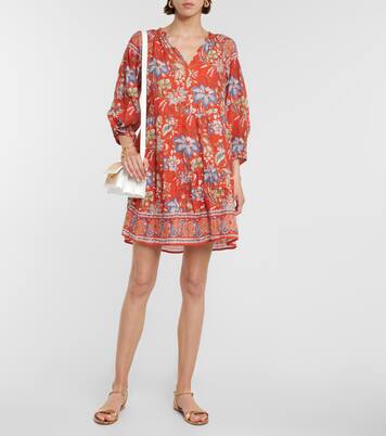 Robe Lilah imprimée en coton | Velvet