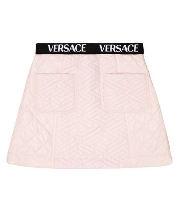 Jupe La Greca matelassée | Versace Kids