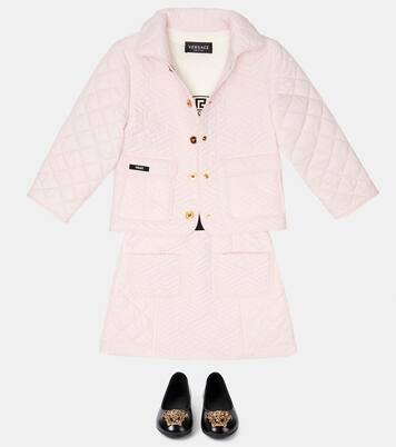 Jupe La Greca matelassée | Versace Kids