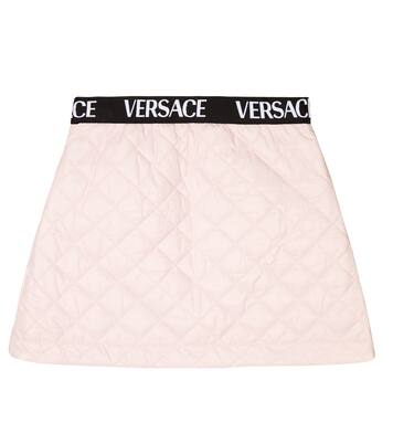 Jupe La Greca matelassée | Versace Kids