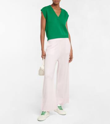 울 캐시미어 와이드 팬츠 | Jardin des Orangers