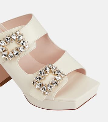 Plateausandalen aus Leder | Roger Vivier
