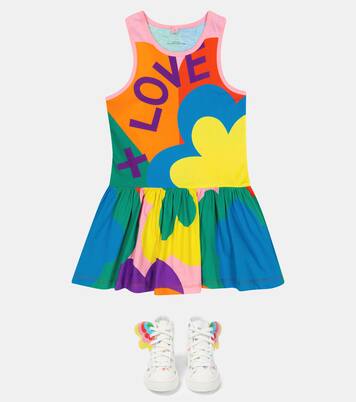 Printed cotton dress | Stella McCartney Kids