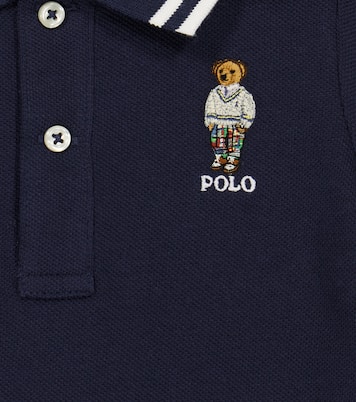 Baby - Polo in cotone con orsetto | Polo Ralph Lauren Kids