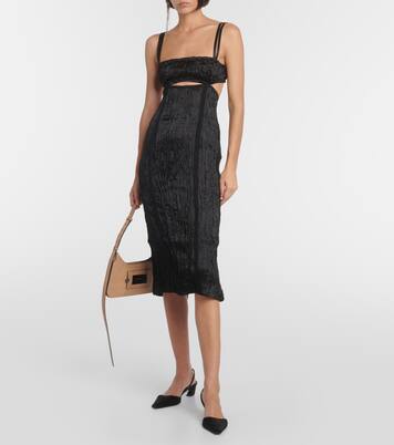 Midikleid aus Satin | Acne Studios
