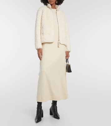 Jacke aus Teddyfleece | Jil Sander