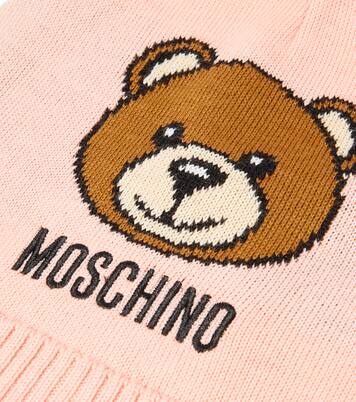 Teddy Bear wool-blend beanie | Moschino Kids