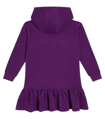 Hooded cotton-blend dress | Marc Jacobs Kids