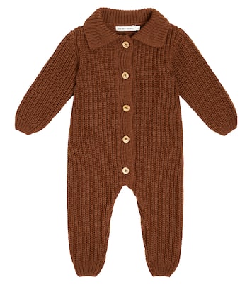 Baby ribbed-knit wool-blend onesie | The New Society
