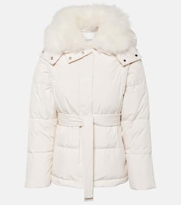 Daunenjacke mit Shearling | Yves Salomon