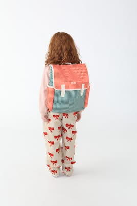Vichy gingham backpack | Tinycottons