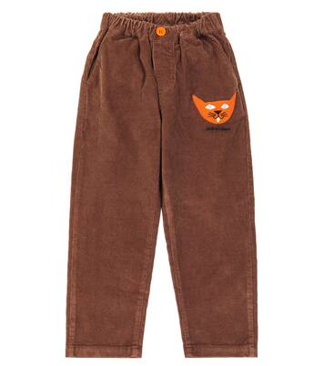 Cat cotton corduroy pants | Jellymallow