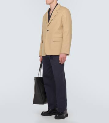 Deconstructed cotton-blend blazer | Lanvin