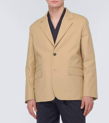 Deconstructed cotton-blend blazer | Lanvin