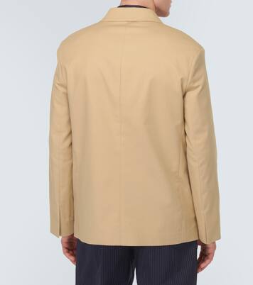 Deconstructed cotton-blend blazer | Lanvin