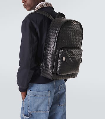 Sac à dos en cuir Intrecciato  | Bottega Veneta