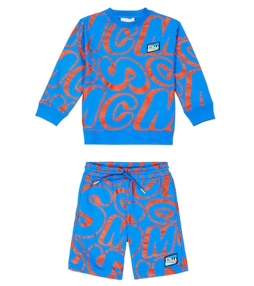 Set aus Sweatshirt und Shorts | Stella McCartney Kids