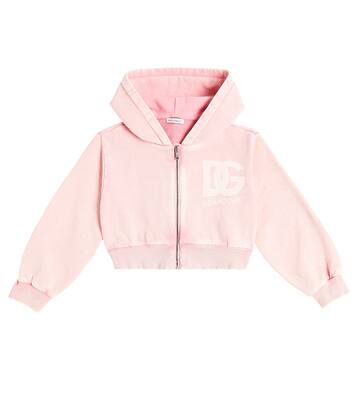 Logo cotton jersey hoodie | Dolce&Gabbana Kids