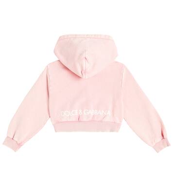 Logo cotton jersey hoodie | Dolce&Gabbana Kids