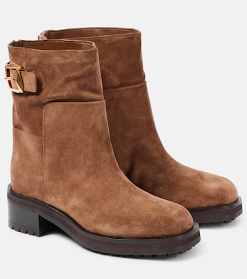 Ankle Boots Brooklyn 50 aus Veloursleder | Jimmy Choo