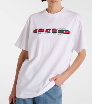 Logo cotton jersey T-shirt | Gucci