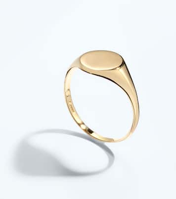 14kt gold signet ring | Mateo