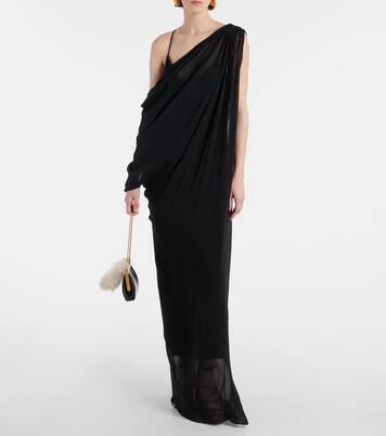 Robe longue Taj en soie | Khaite