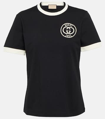 T-Shirt Interlocking G aus Baumwoll-Jersey | Gucci