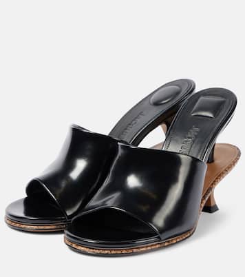 Pantoletten Les Doubles aus Leder | Jacquemus