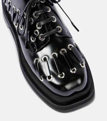 Plateauschnürschuhe Heart Toe aus Leder | Simone Rocha