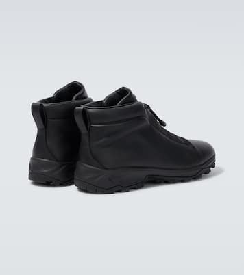 Triple Stitch Vetta leather sneakers | Zegna