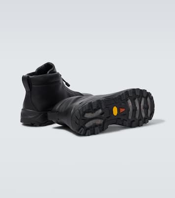 Triple Stitch Vetta leather sneakers | Zegna