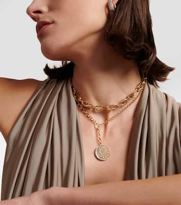 Collana Balance in oro 18kt con diamanti | FoundRae
