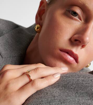 Diana 14kt gold ring with diamond | Stone and Strand