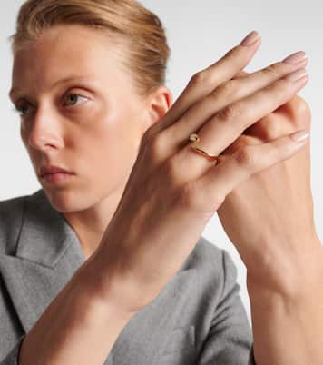 Diana 14kt gold ring with diamond | Stone and Strand