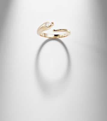 Diana 14kt gold ring with diamond | Stone and Strand