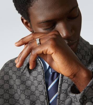 Interlocking G sterling silver ring | Gucci