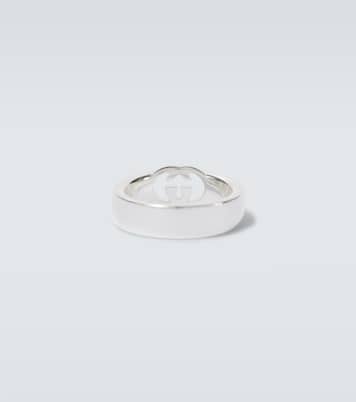 Interlocking G sterling silver ring | Gucci