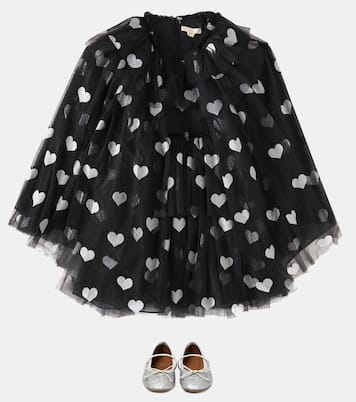 Bedrucktes Cape aus Tüll | Konges Sløjd