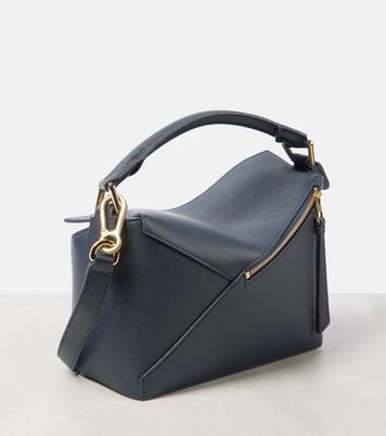 Puzzle Edge Small leather tote bag | Loewe